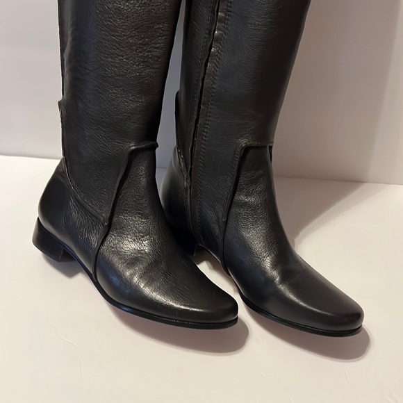 Diane Von Furstenberg Brown Leather Boot size 6.5m - Picture 5 of 16